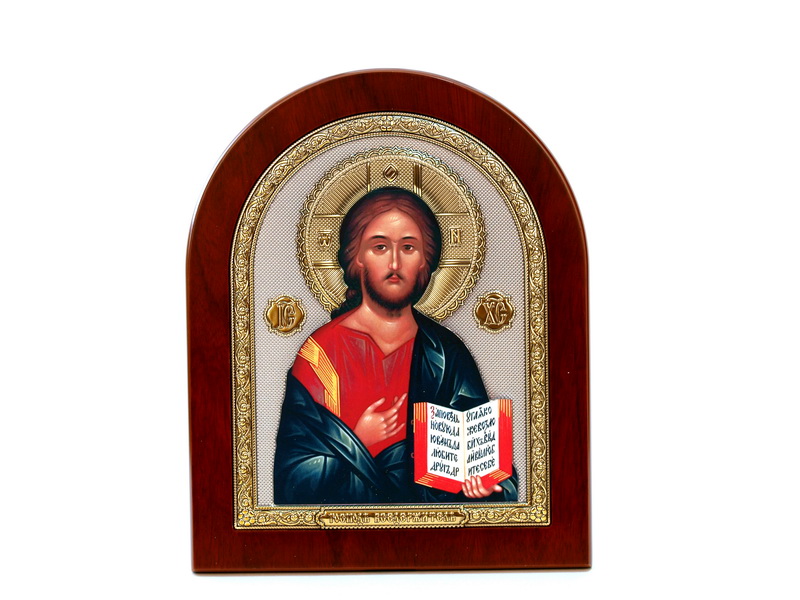 Jesus Christ Almighty - Arch, Painted Print, Solid Wood, Uncovered, Unencrusted 7.64x242mm