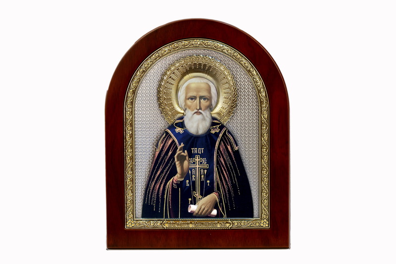 St. Sergius Of Radonezh - Arch, Painted Print, Solid Wood, Uncovered, Unencrusted 3.46x104mm