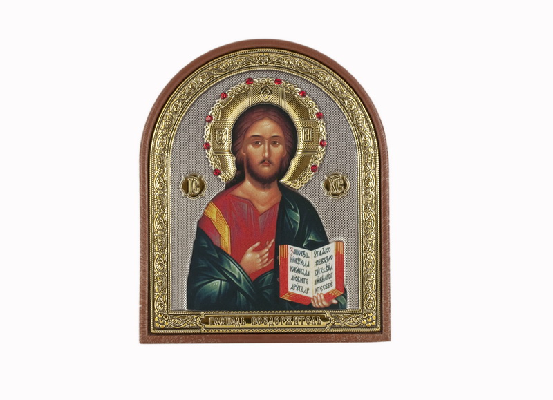 Jesus Christ Almighty - Arch, Painted Print, Textured Plastic, Uncovered, Gem-Encrusted 2.56x80mm